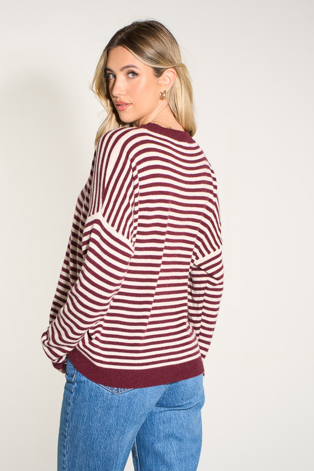 italian-cashmere-wool-blend-striped-jumper-in-berry-cream-back