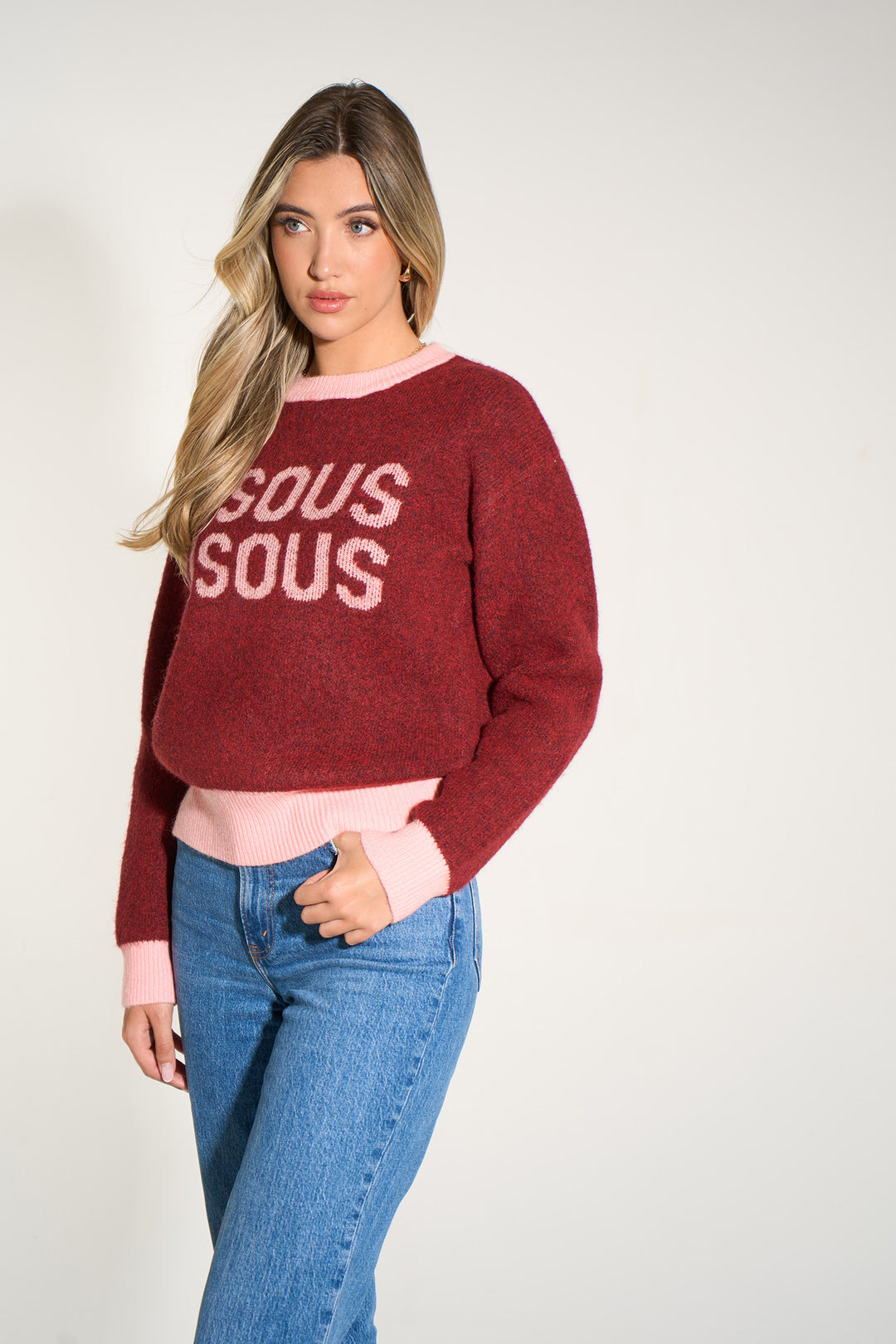 bisous-bisous-jumper-in-pink-berry-side