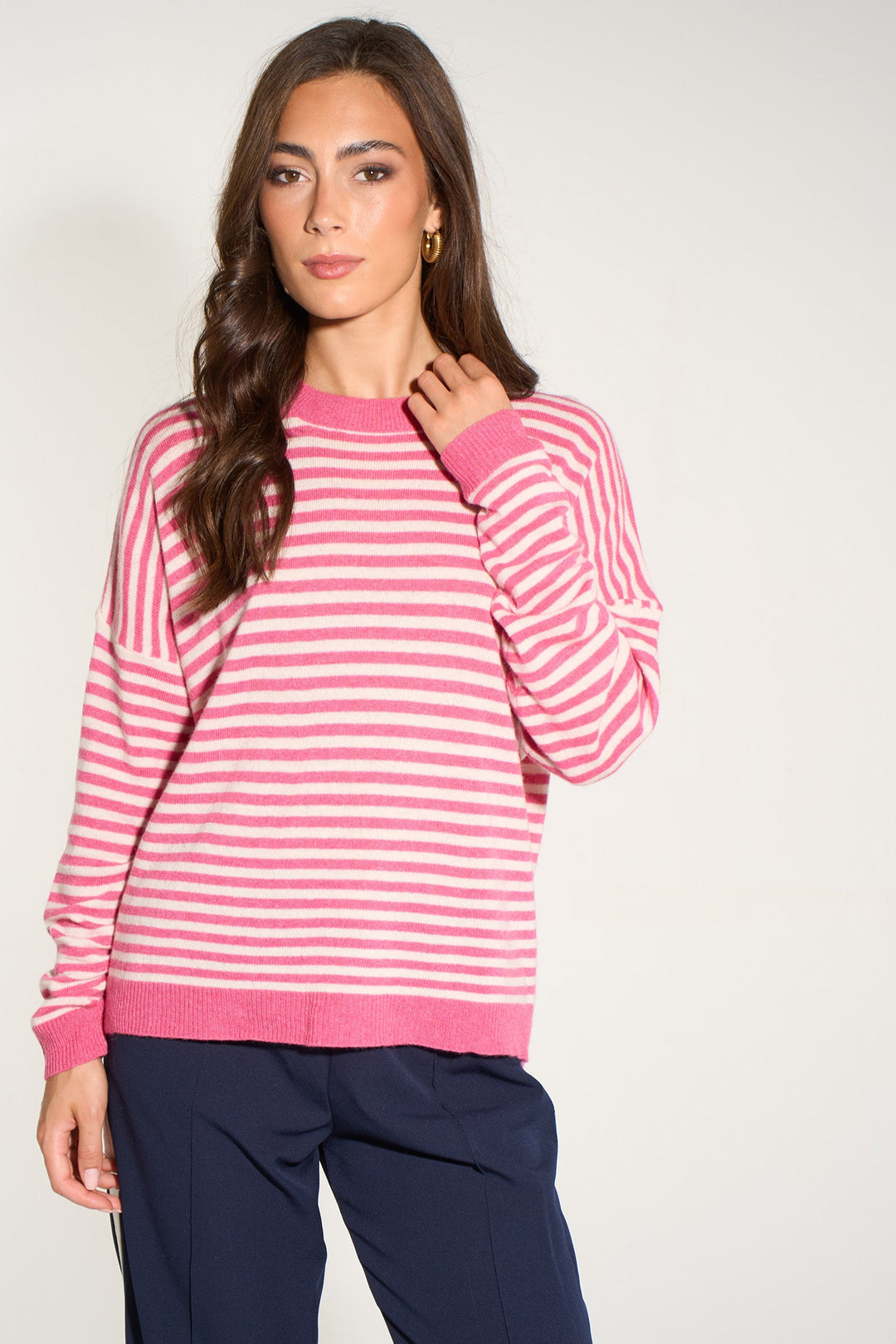 italian-cashmere-wool-blend-striped-jumper-in-fuchsia-cream