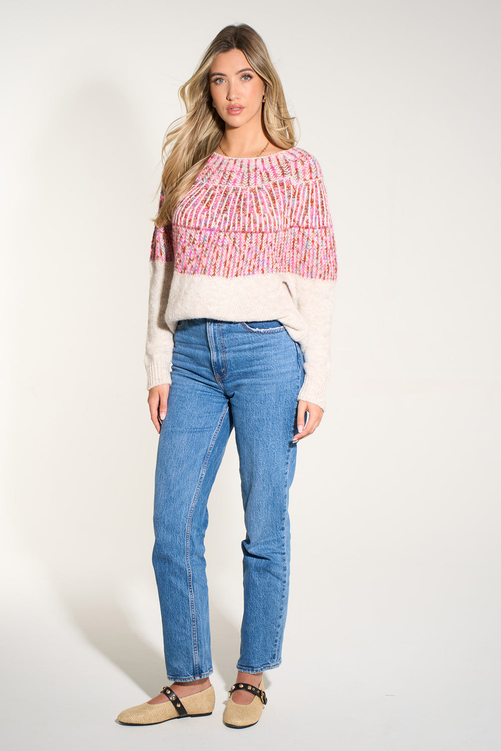 italian-wool-blend-cream-fuchsia-styled-casual