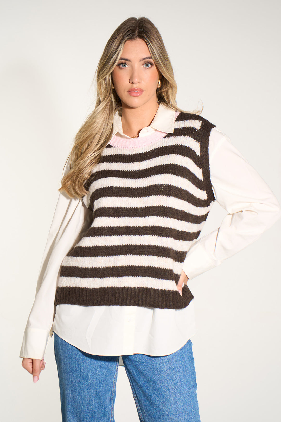 italian-wool-blend-tank-top-in-brown-cream-front