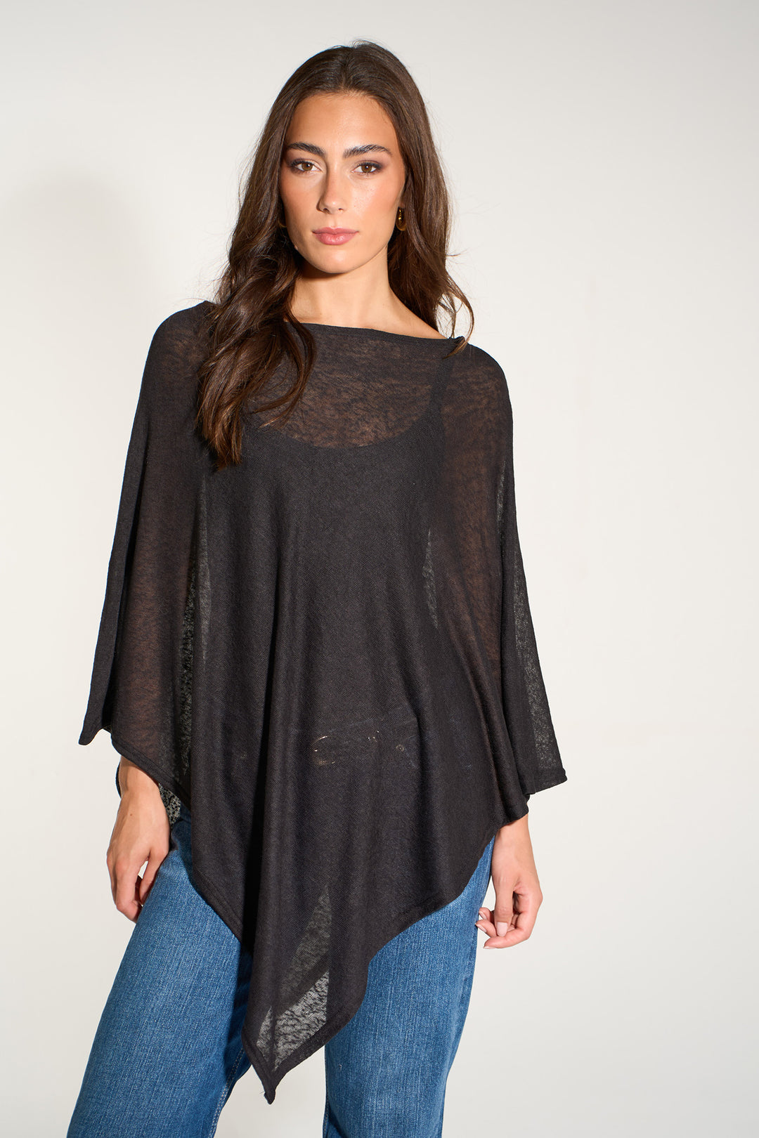 lightweight-knitted-poncho-black