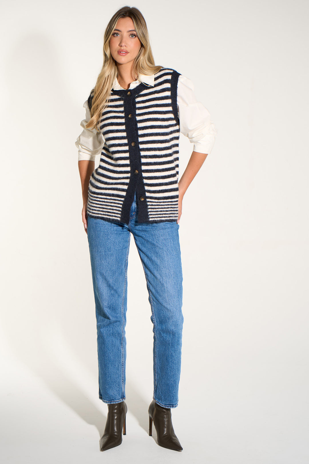 Striped-Jumper-in-Black/Cream