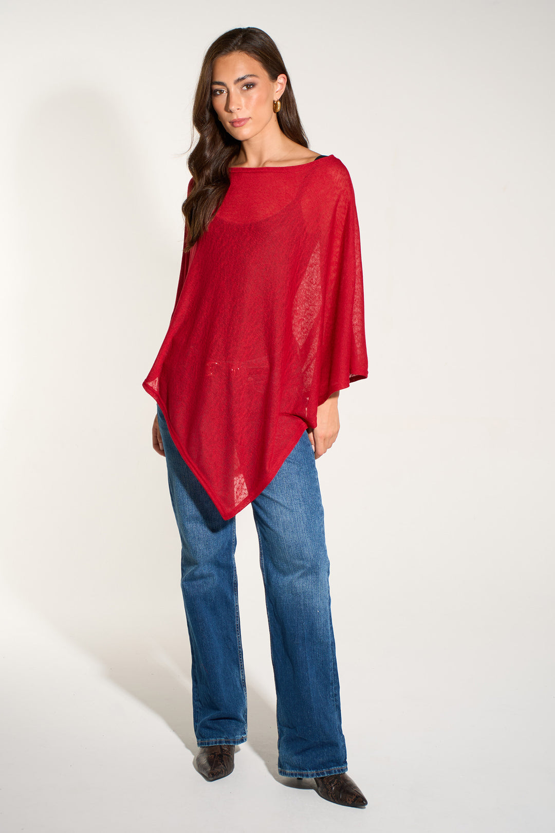 kim-lightweight-poncho-top-one-size-red
