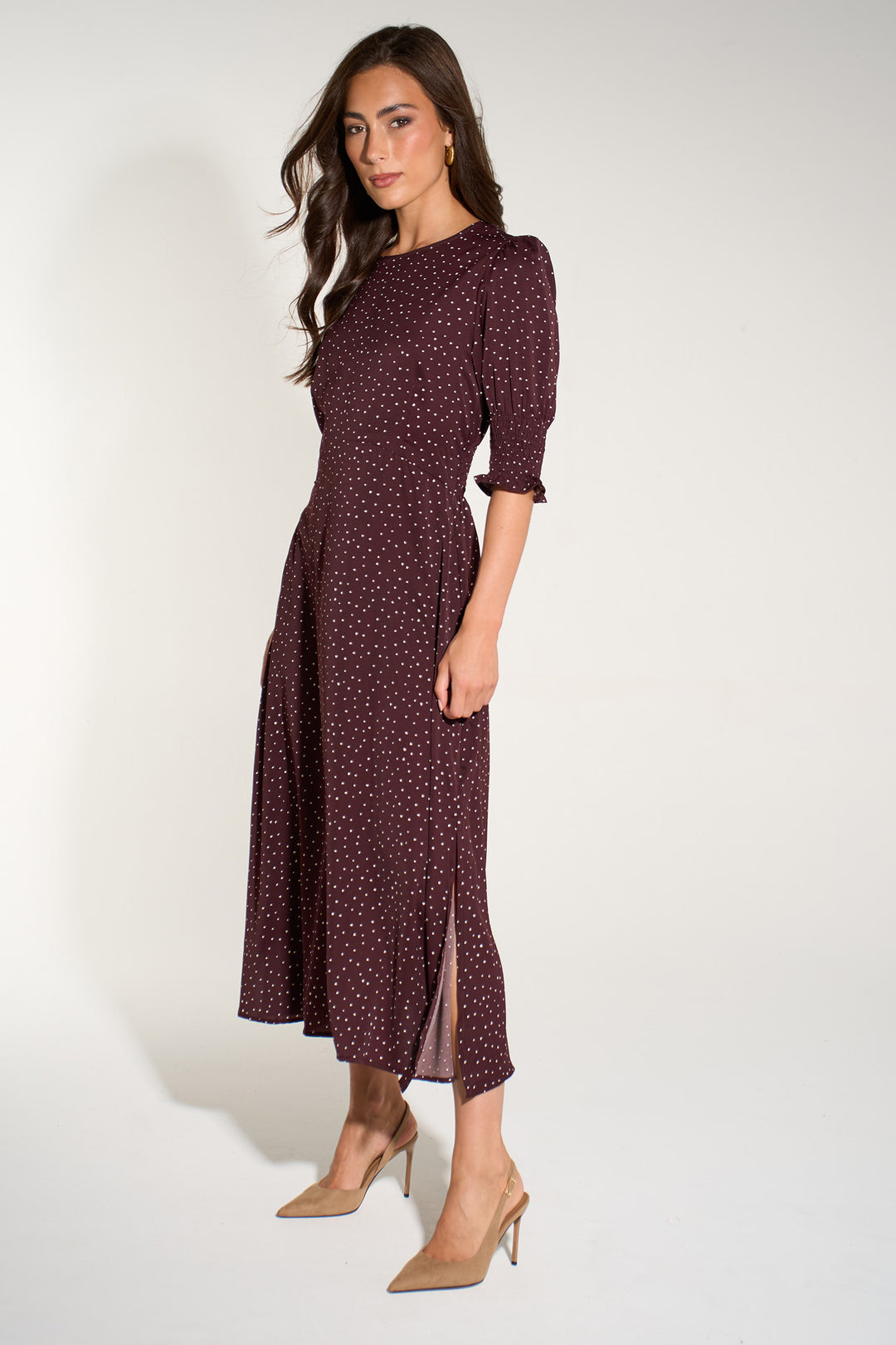 Silk-Feel-Heart-Print-Tea-Dress-in-Berry