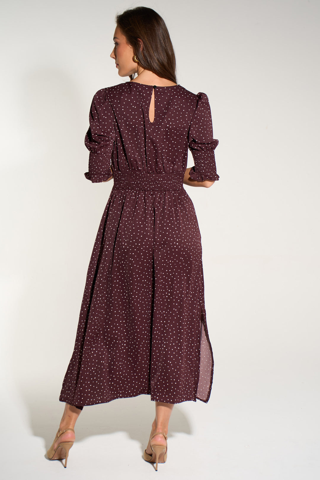 Silk-Feel-Heart-Print-Tea-Dress-in-Berry