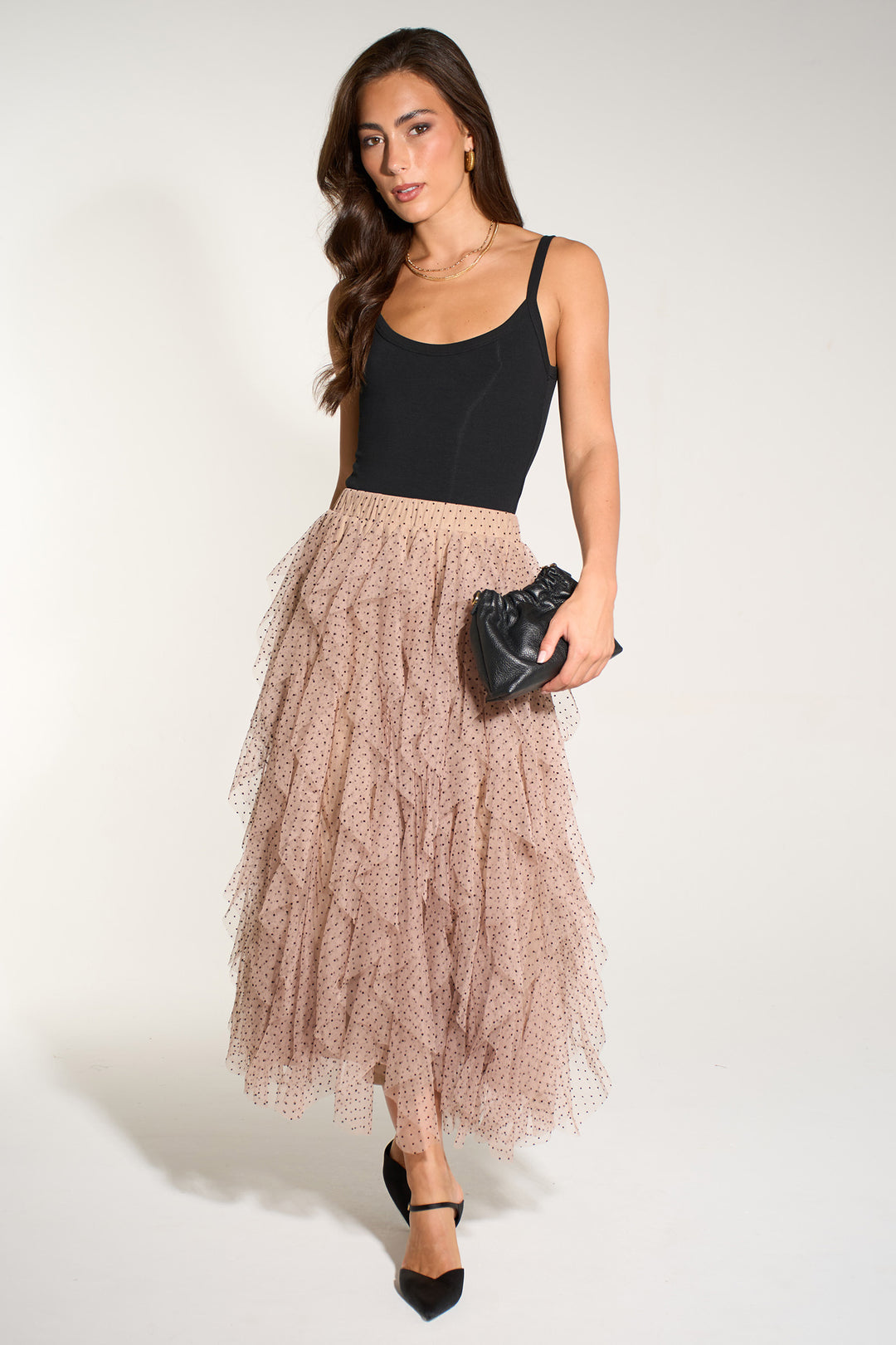 Polka-Dot-Layered-Tulle-Maxi-Skirt-in-Beige