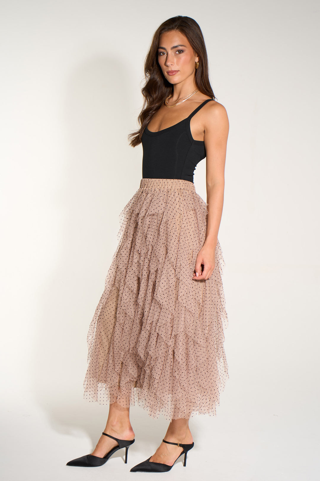 Polka-Dot-Layered-Tulle-Maxi-Skirt-in-Beige