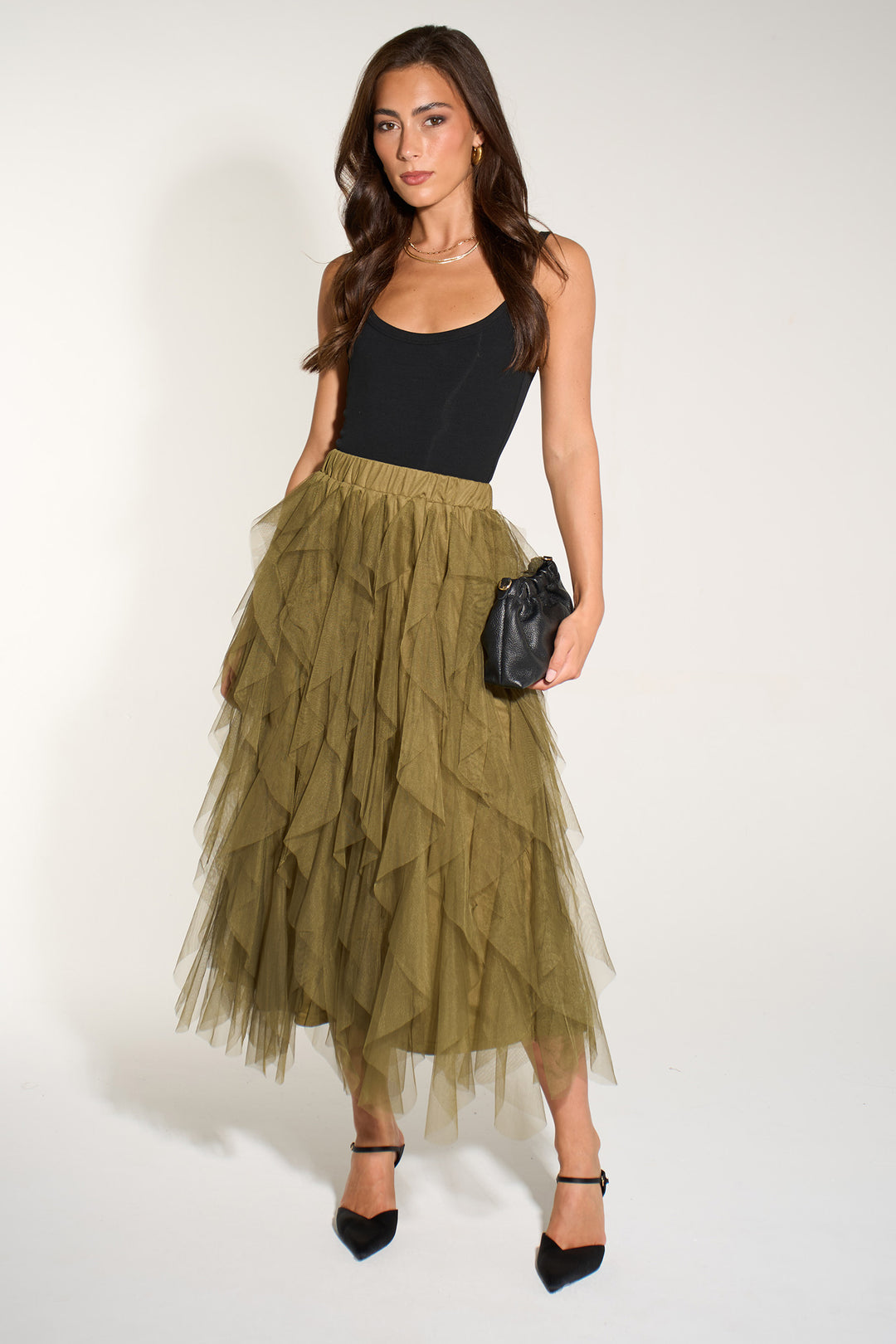 Plain-Layered-Tulle-Maxi-Skirt-in-Khaki