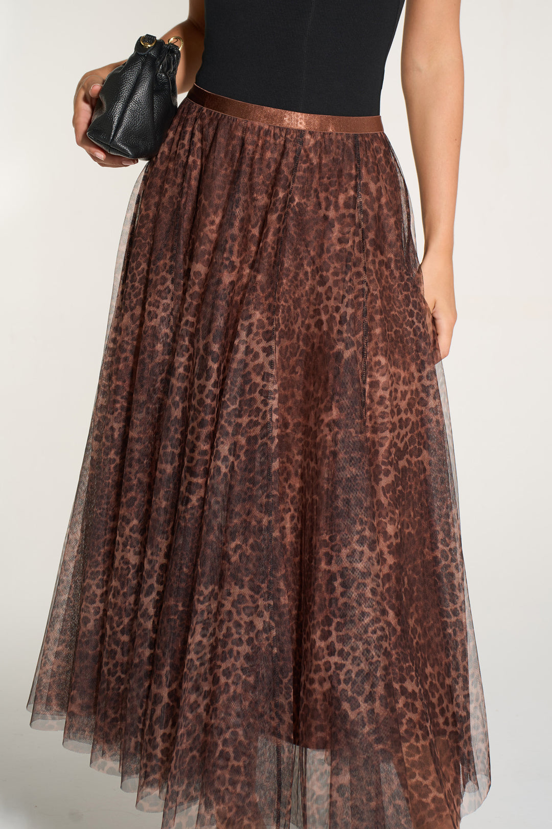 Leopard-Print-Midi-Tulle-Swing-Skirt-in-Brown
