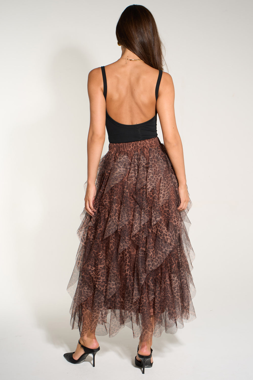 Leopard-Print-Layered-Tulle-Maxi-Skirt-in-Brown