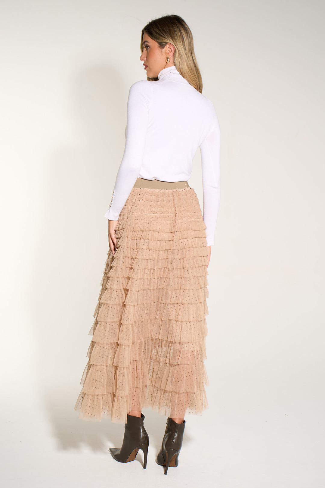 Polka-Dot-Cake-Tulle-Maxi-Skirt-in-Beige