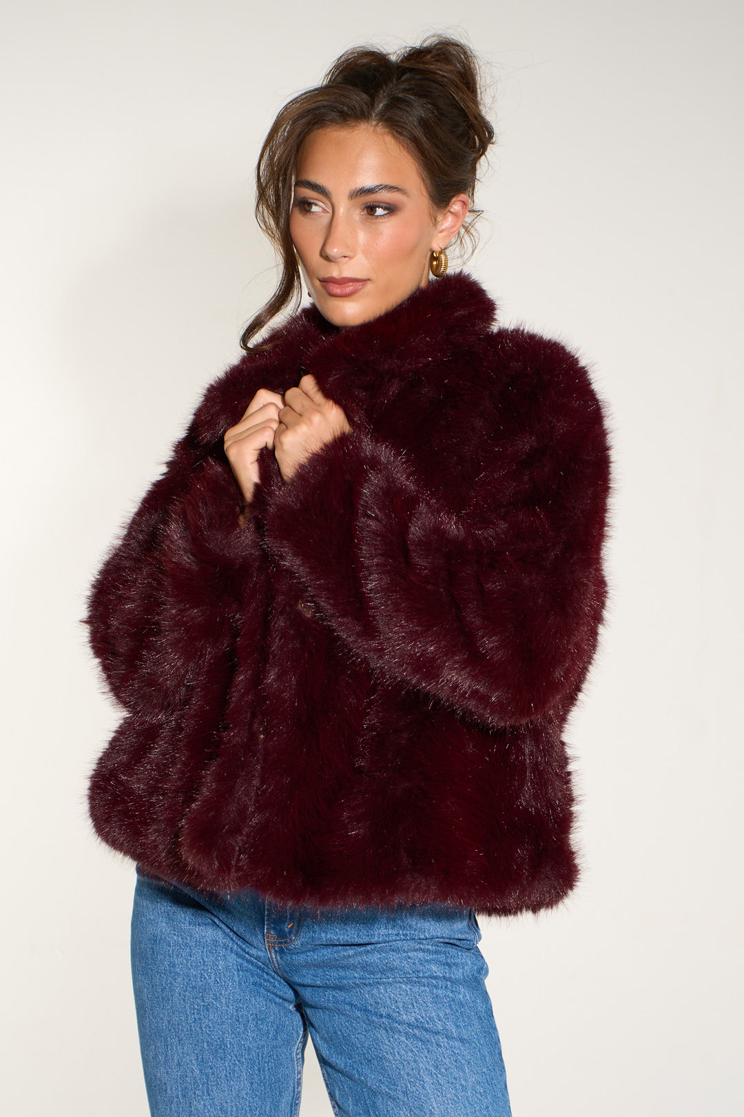 monroe-shawl-collar-jacket-berry-faux-fur