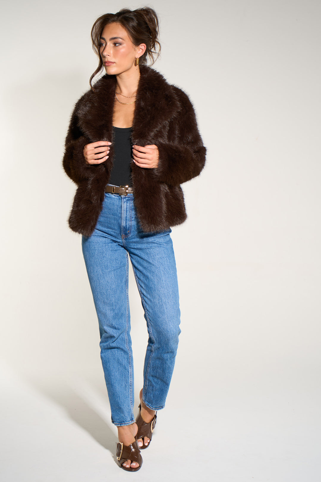 Faux-Fur-Shawl-Collar-Jacket-in-Brown
