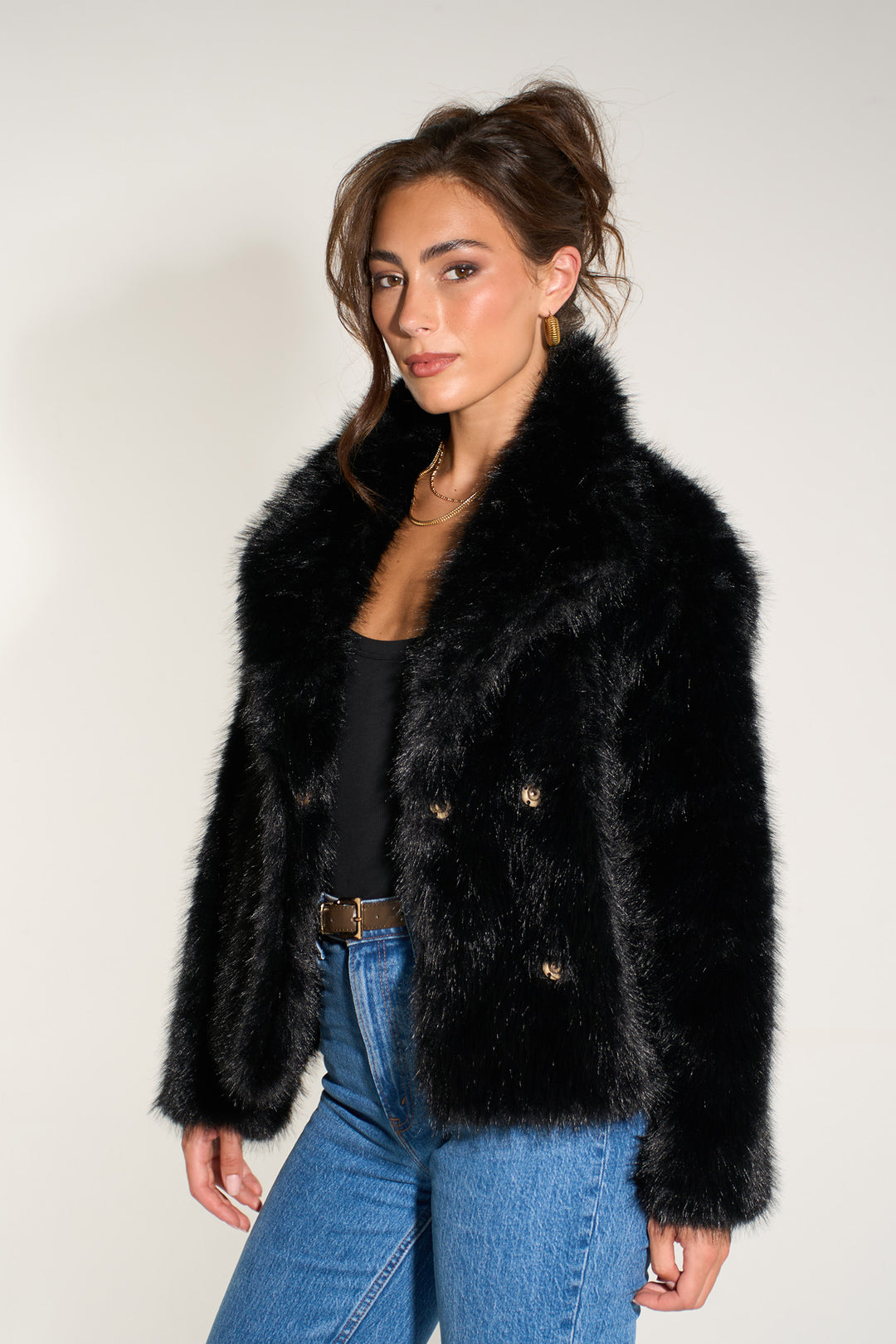 monroe-shawl-collar-jacket-black-faux-fur-side
