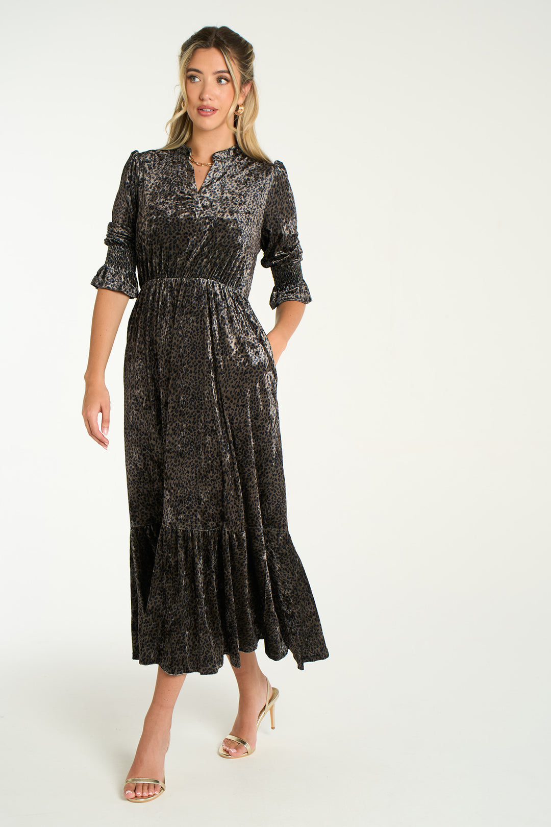pandora-v-neck-midaxi-dress-khaki-velvet-leopard