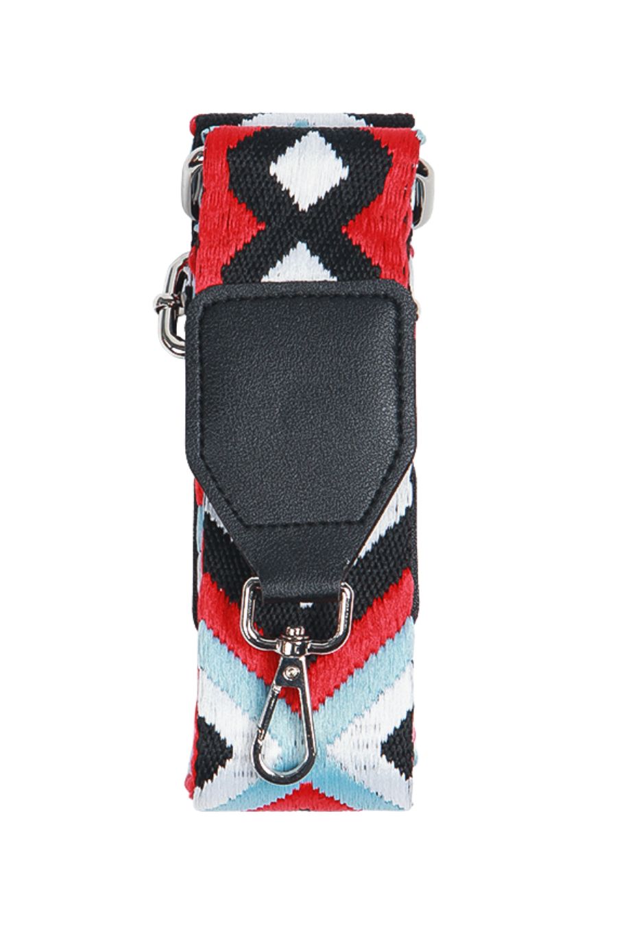 Red Aztec Print Wide Bag Strap