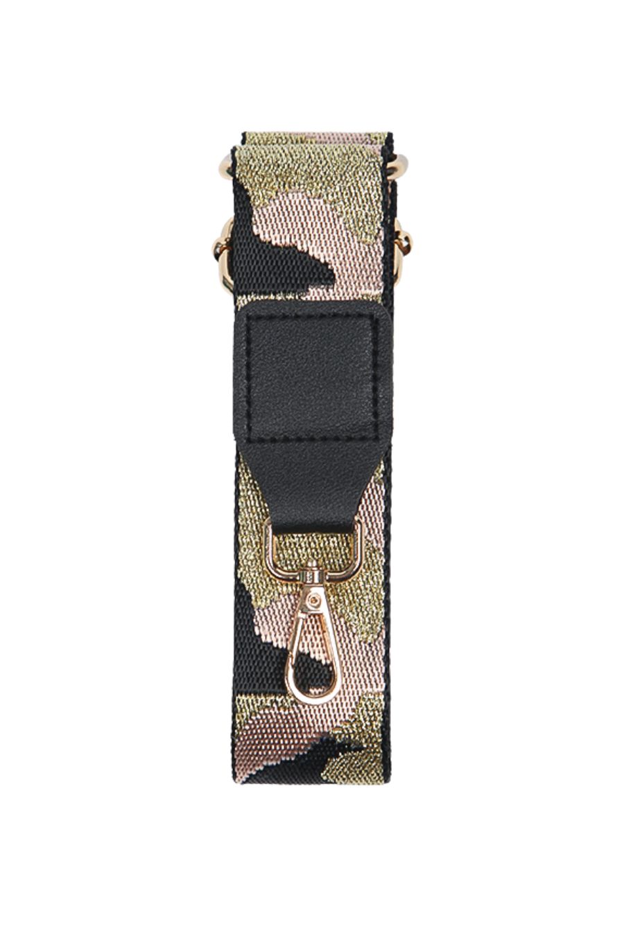 Light Pink Glitter Narrow Camouflage Bag Strap (Coded 4149LP)