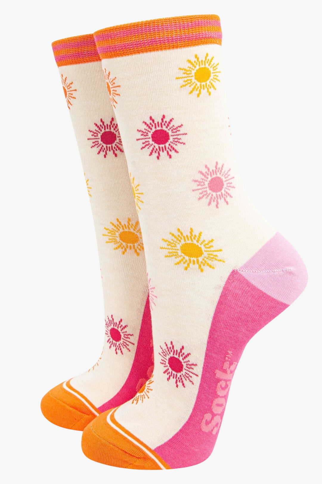 Women's Bamboo Socks Gift Box - Rainbow Stripes