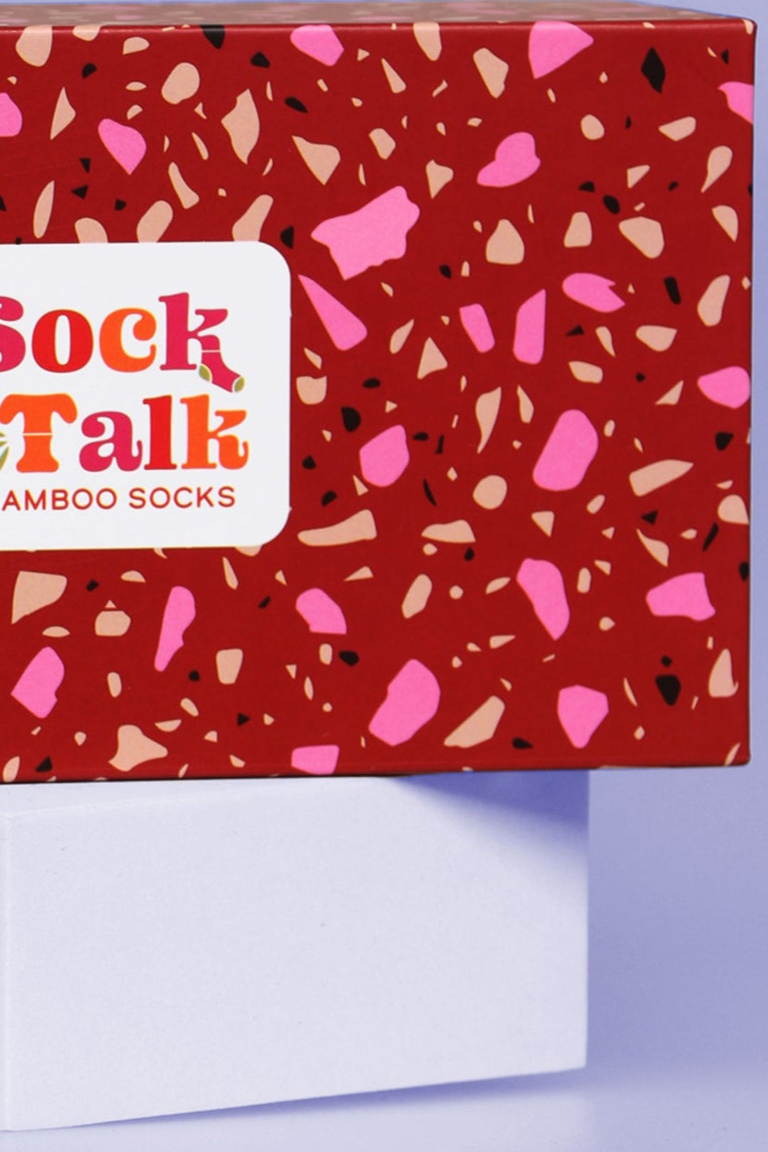 Women's Terrazzo Print Sock Box (Box Only)