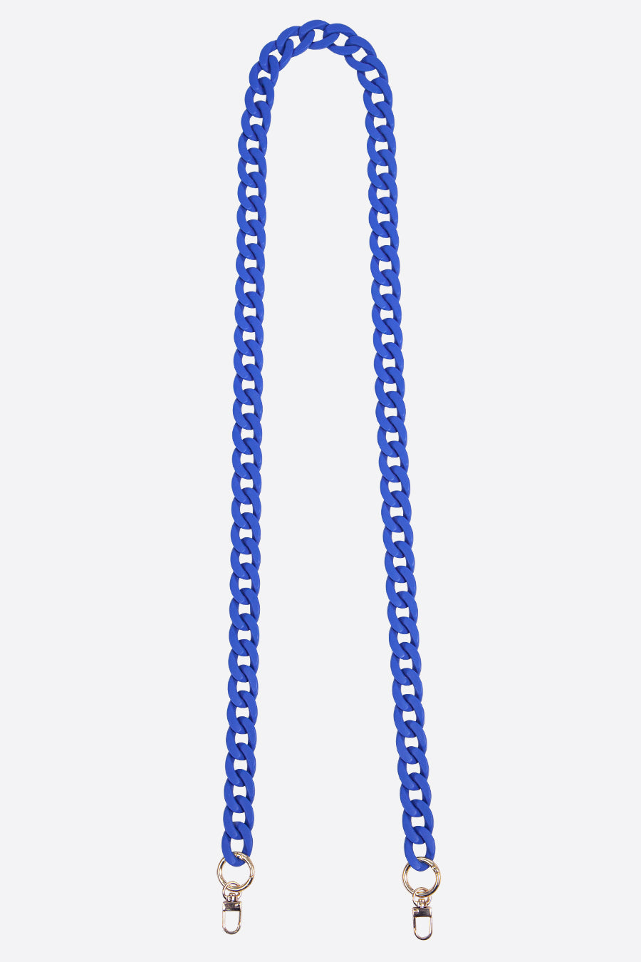 Blue Acrylic Link Bag Strap